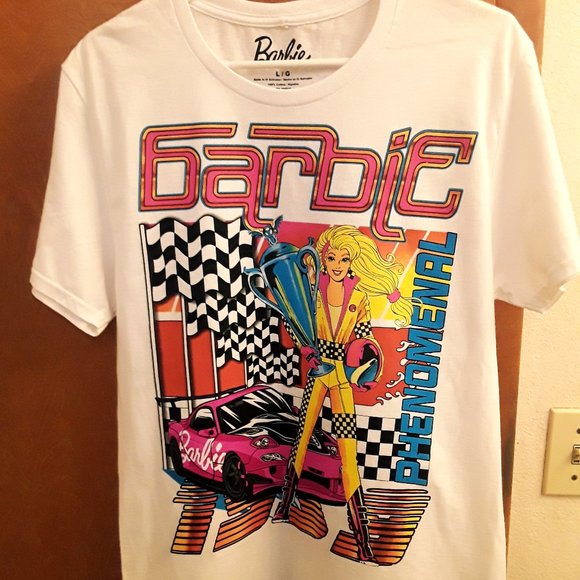 Barbie Other - New Race Car Barbie Graphic T Shirt